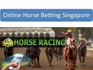 Online Horse Betting Singapore