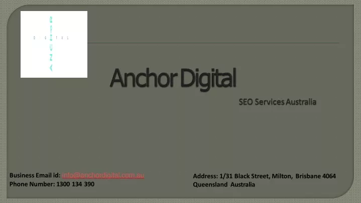 business email id info@anchordigital com au phone
