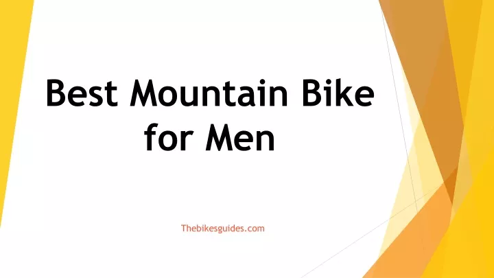 best mountain bike for men