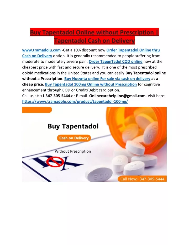 buy tapentadol online without prescription