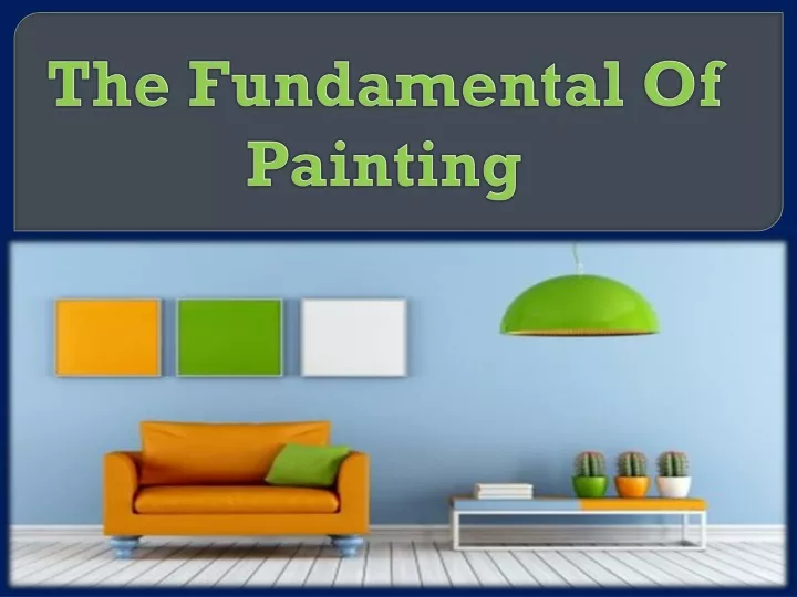 the fundamental of painting