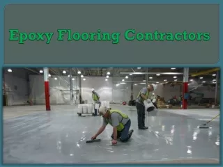 epoxy flooring contractors