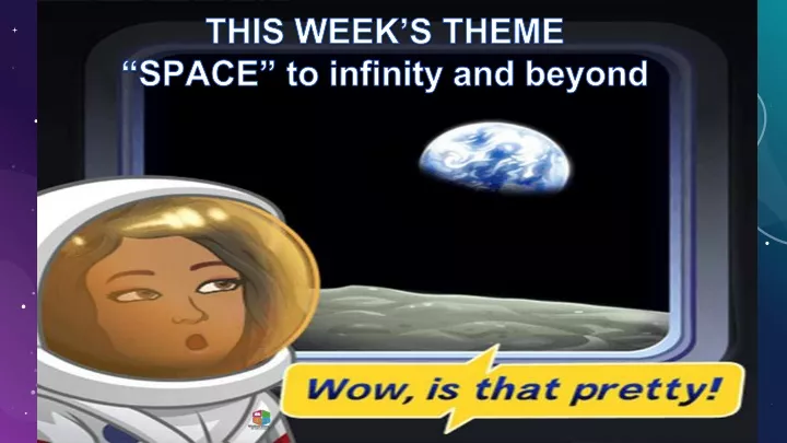 this week s theme space to infinity and beyond