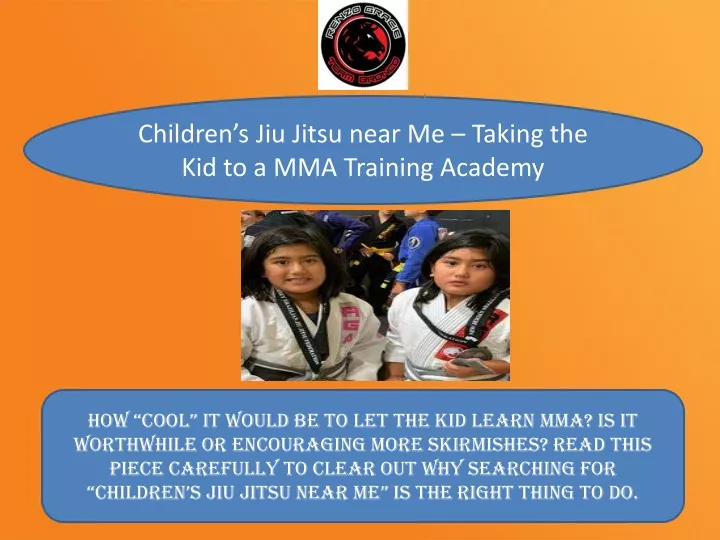children s jiu jitsu near me taking
