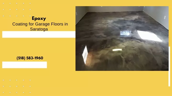 epoxy coating for garage floors in saratoga