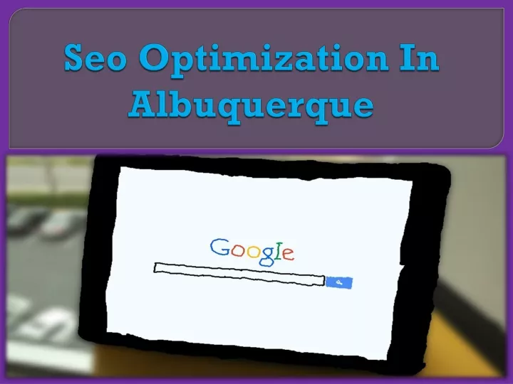 seo optimization in albuquerque