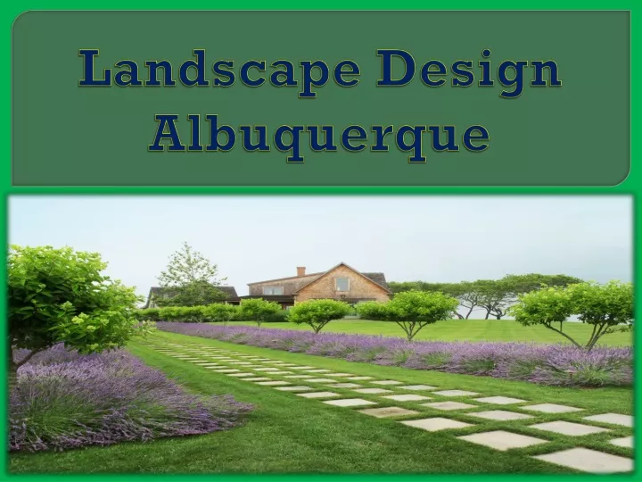 landscape design albuquerque