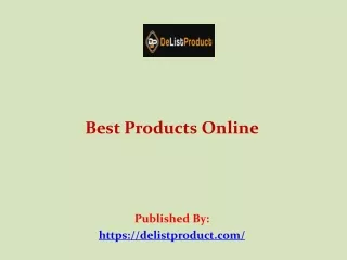 Best Products Online
