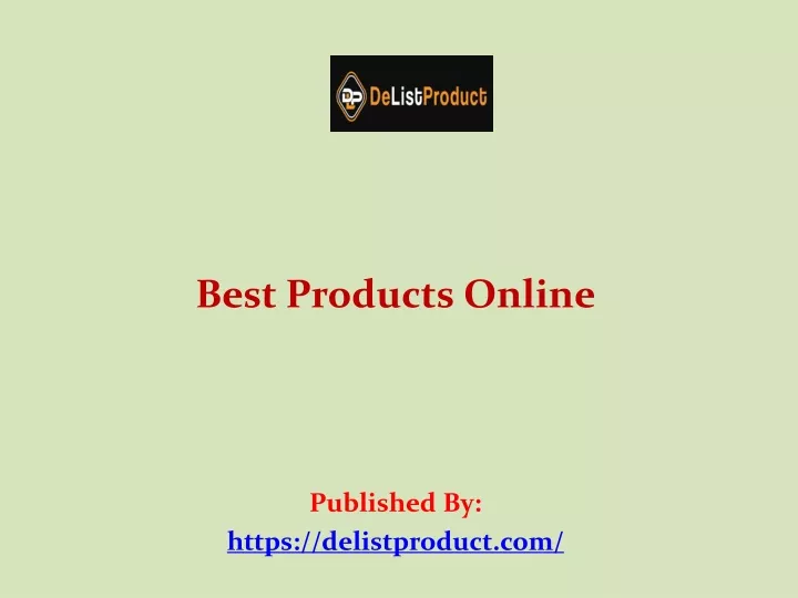 best products online published by https delistproduct com
