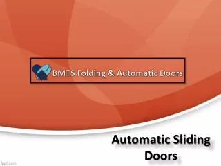 automatic sliding doors