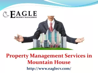 Property Management Services in Mountain House - Eaglecv