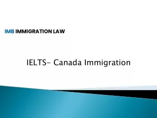 IELTS- Canada Immigration