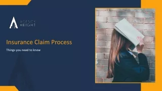 Introduction to Insurance Claim Process