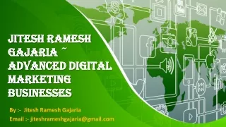 Digital Marketing Tactics and Examples ~ Jitesh Ramesh Gajaria