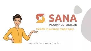 Group health insurance plans in India | SANA