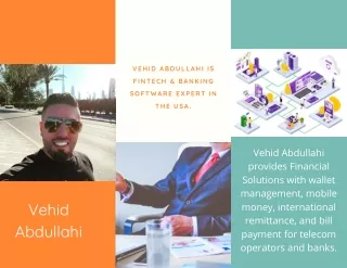 Vehid Abdullahi - Fintech and Innovative Technology
