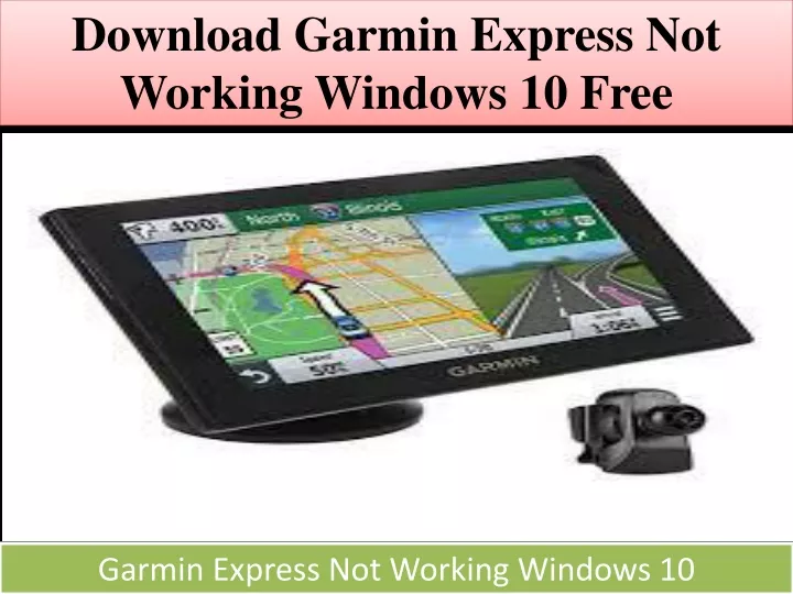 download garmin express not working windows