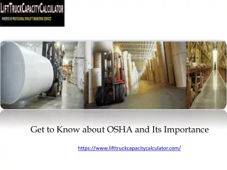 Get to Know about OSHA and Its Importance