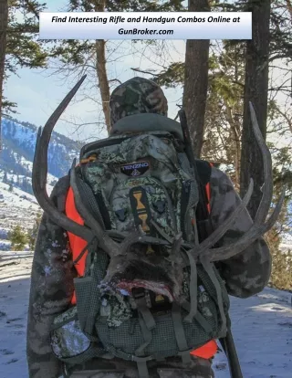 find interesting rifle and handgun combos online