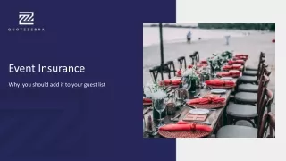 Event Insurance - What Is it and Why You Should Have It