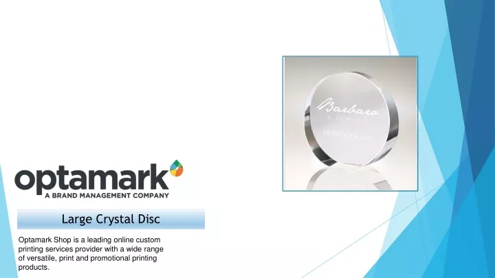large crystal disc