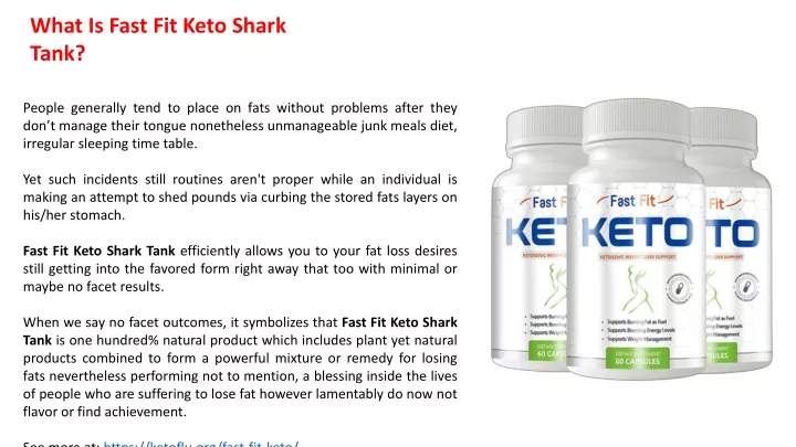 what is fast fit keto shark tank
