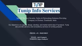 Tunip Info Services | Security, Safety and Networking Solutions