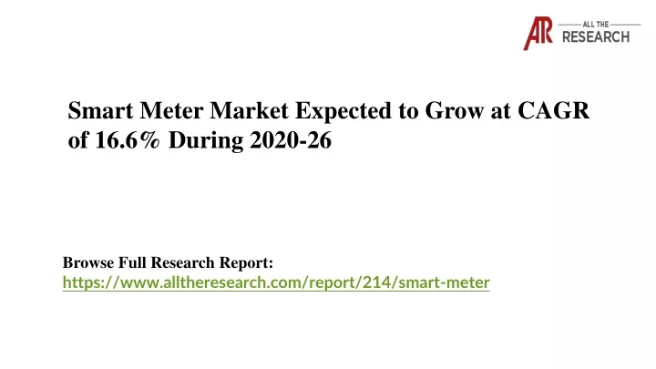 smart meter market expected to grow at cagr
