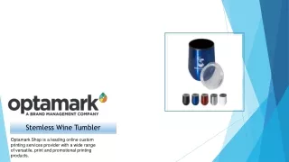 stemless wine tumbler