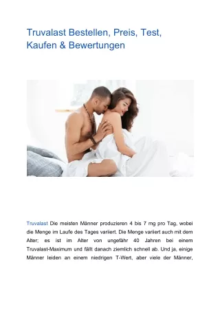 Truvalast Bestellen, Preis, Test, Kaufen & Bewertungen