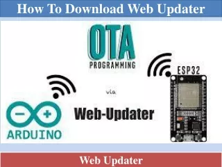 how to download web updater