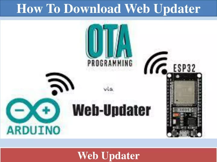 how to download web updater