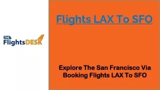 flights lax to sfo