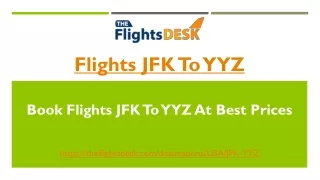 flights jfk to yyz