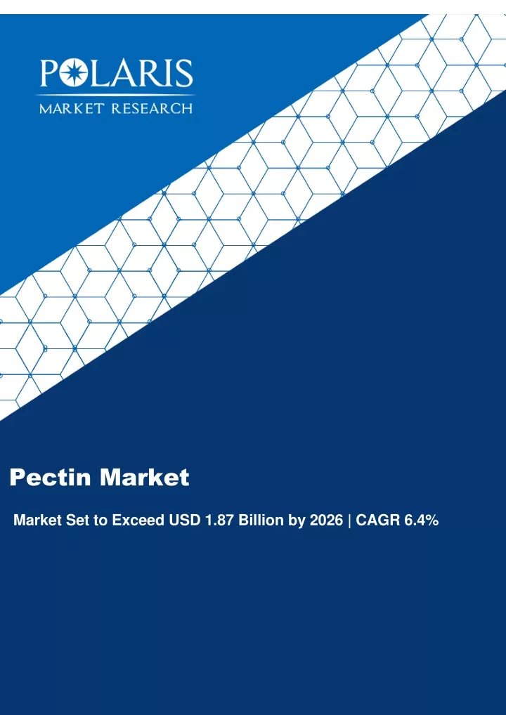 pectin market