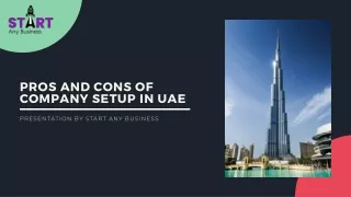 pros and cons of company setup in uae