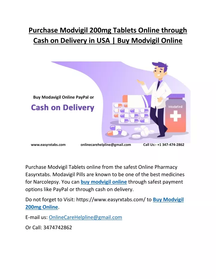 purchase modvigil 200mg tablets online through