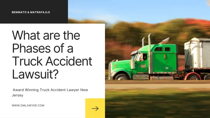 wh at are the phases of a truck accident lawsuit