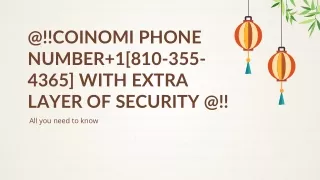 @ coinomi phone number 1 810 355 4365 with extra layer of security @