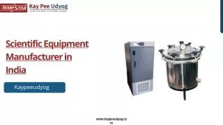 Scientific Equipment Manufacturer in India