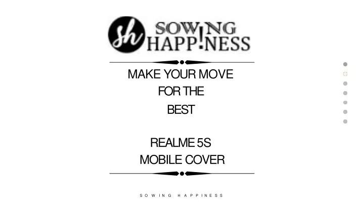 make your move for the best realme 5s mobile cover