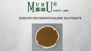 Sodium Polynaphthalene Sulfonate | MuhuSrilanka