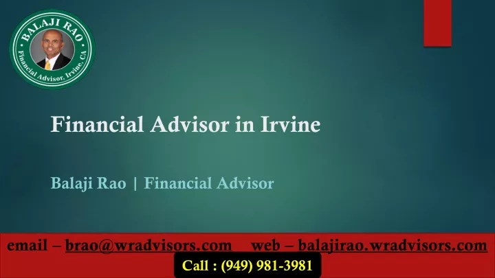 financial advisor in irvine