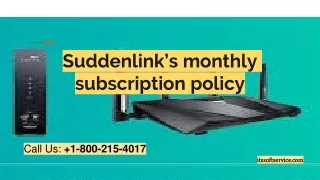 Suddenlink monthly subscription