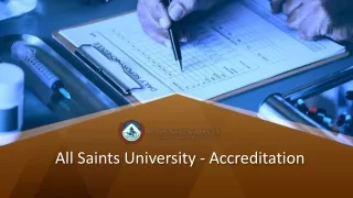 All Saints University - Accreditation
