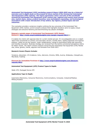 automated test equipment ate marketing research