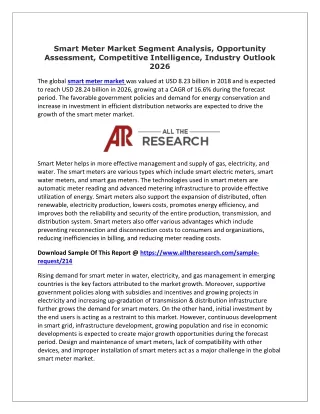 smart meter market segment analysis opportunity