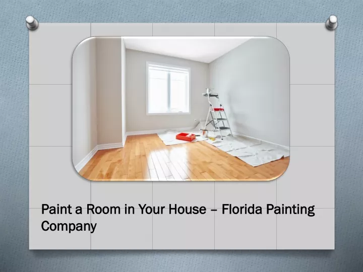 paint a room in your house florida painting