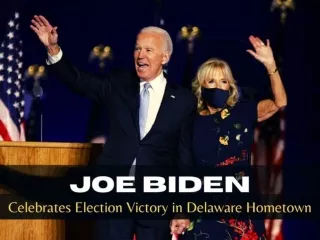 Joe Biden celebrates election victory in Delaware hometown