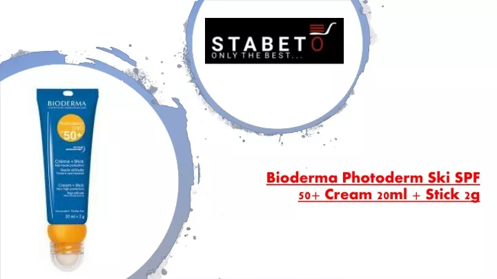bioderma photoderm ski spf 50 cream 20ml stick 2g